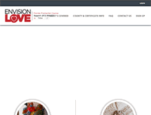 Tablet Screenshot of envisionlove.com